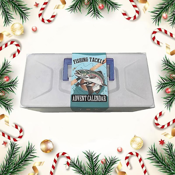 Adventskalender Fiske Julnedtælling, fiskegrej Adventskalender