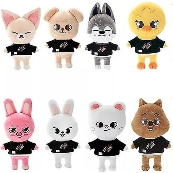 Street Children Skzoo Stray Kids 8-pack plyschdockor