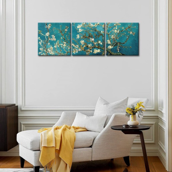Van Gogh Almond Tree Blossom Bläckstrålemålning Vardagsrum dec