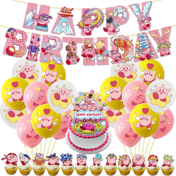 Star Kirby temafestartiklar Ballongdekorationer
