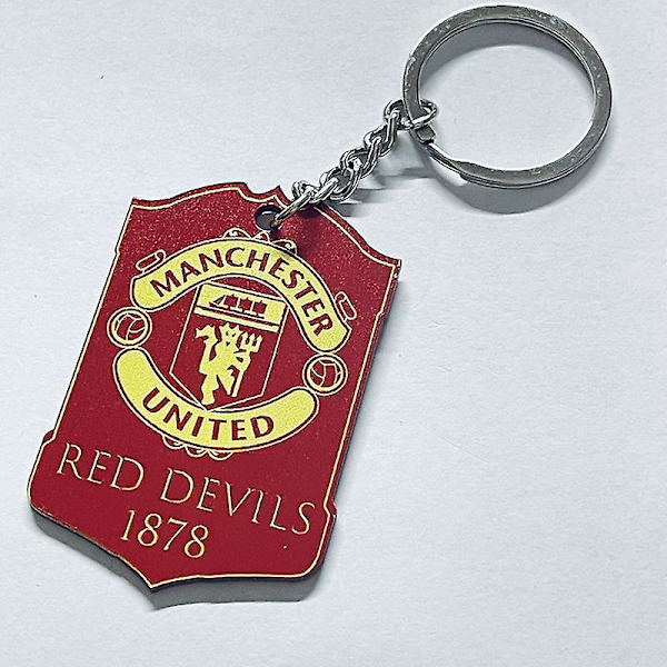 Fodboldklub nøglering VM akryl vedhæng nøglering Manchester United
