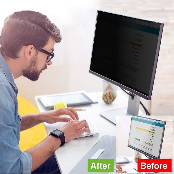 Premium Privacy Filter & Anti Blue Light näytönsuoja 24 tuuman näytöille