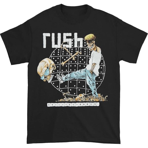 Rush Roll The Bones Sort T-shirt ESTONE XL