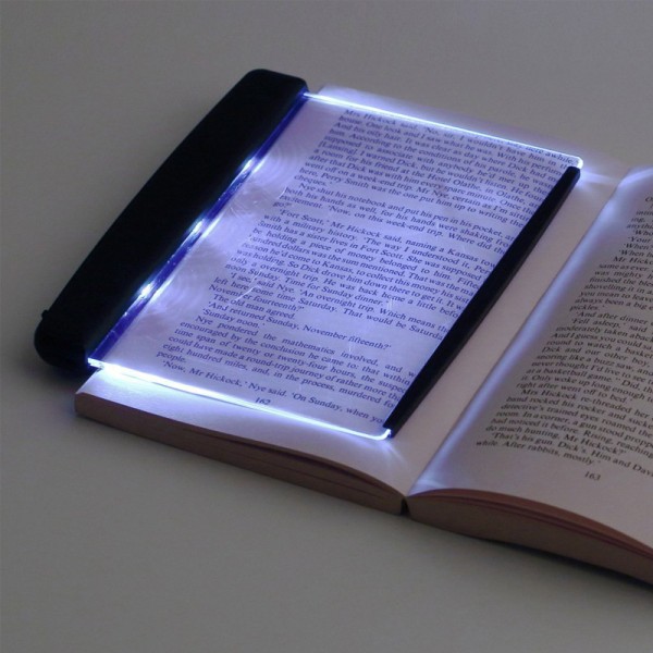 LED-yövalo Wedge Book -silmänhuollon lukulamppu Portab