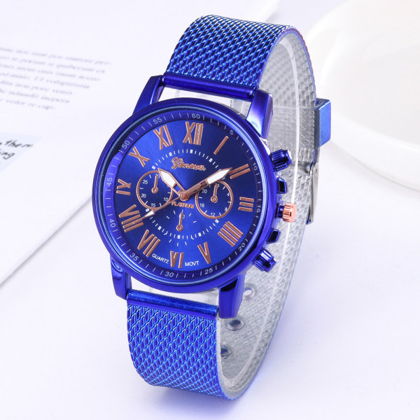 Mode Quartzs Watch Double Layer Armband Mechanical Watch For Women Män Rosa