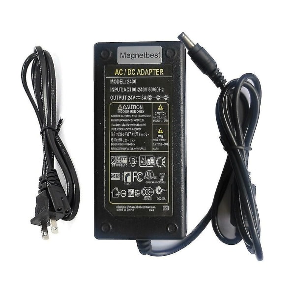 24v AC-adapterin laturi Vi-zio Soundbariin Vsb200 Vsb205 Vsb210 Vsb206 Vsb207 Vsb210ws Vht215 Vht510 Pn: 90012422801 Kaiutin