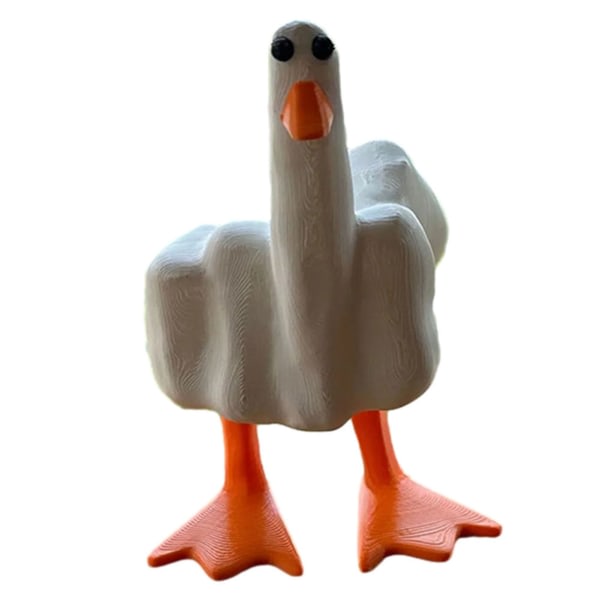Ducks Shape keskisormi askartelu Kompakti suosittu askartelu koristeluun Duck You