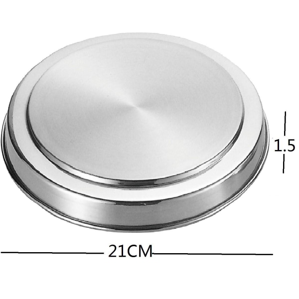 INF Spislock rustfrit stål 4-pak