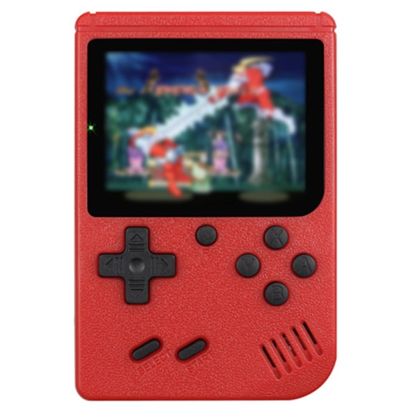 400/500/800 i 1 Håndholdt Spilkonsol Bærbar Klassisk Retro 3-Tommer Skærm Spillemaskine Red 400 in 1