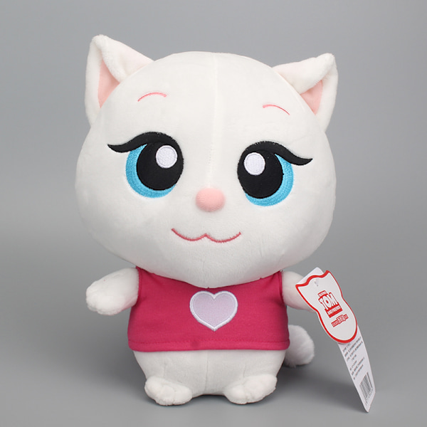 Original Talking Tom Cat och vänner Angela Ben Hank Ginger Tom PLUSH Leksak Stoppade leksaker för flickor pojkar barn födelsedagspresent---18CM Angela 18cm