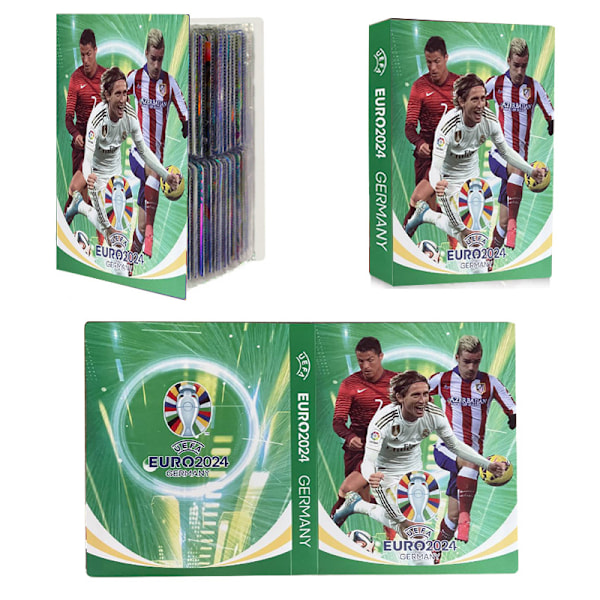 Fodboldkort Album - 240 Stjerne Kort Boks Samlemappe 2