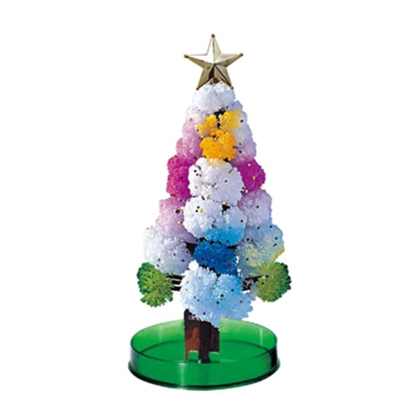 Mini julgran Magic tillväxt Kristallpapper Tree Toy