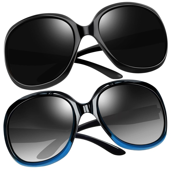 Polariserte solbriller Dame Trendy Overdimensjonert Store Driving Solbriller Dame UV-beskyttende Big Sunnies Shades