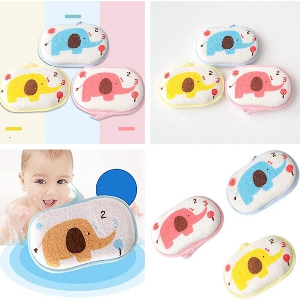 Baby Soft Shower Sponge 3 Pcs