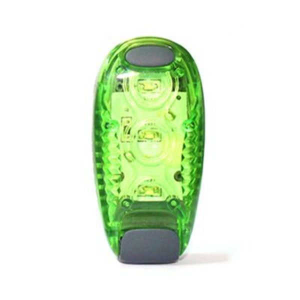 （Green）Outdoor Mini Bicycle Warning Tail Light Mountain Bike Tai