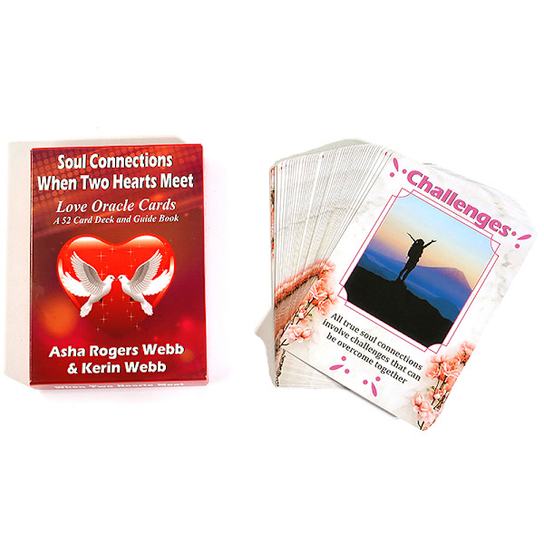 Soul Connections När två hjärtan möts Oracle Card Tarotspel
