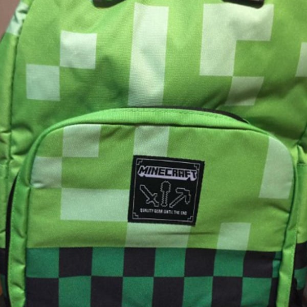 Perfekt Minecraft Skolväska Grundskolebarn Ryggsäck Stil 1 - Perf style 1