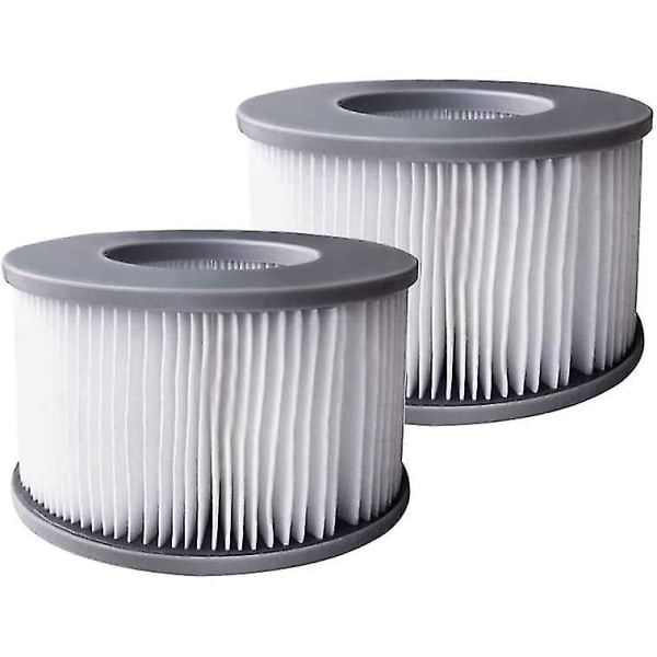 2 st Hot Tub-filter för Mspa Uppblåsbara Pool, Filtervagn