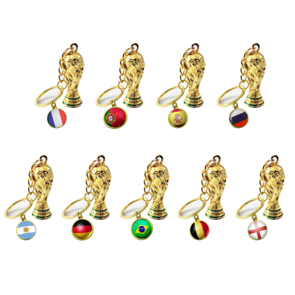 2 kpl World Cup Match Key Ring - Jalkapallon avaimenperä - Espanja