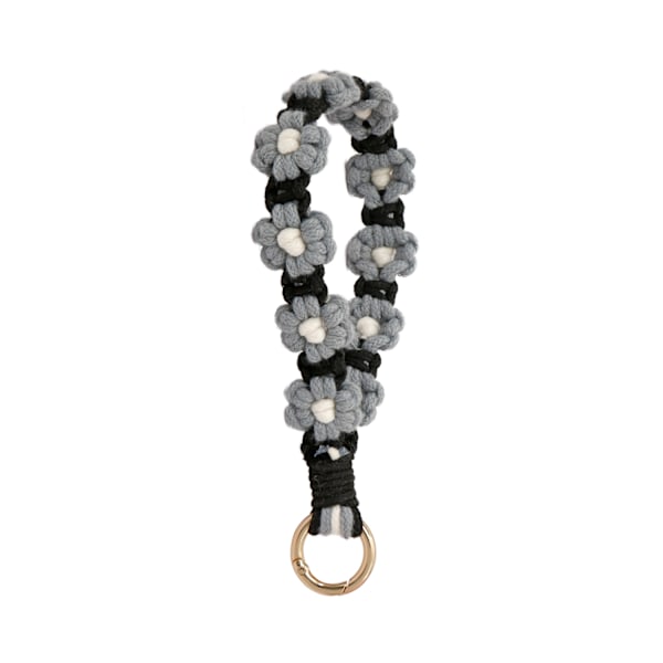 Bohemisk blomma handgjord daisy nyckelring växt krysantemum vårring flätat armband nyckelring Style 3