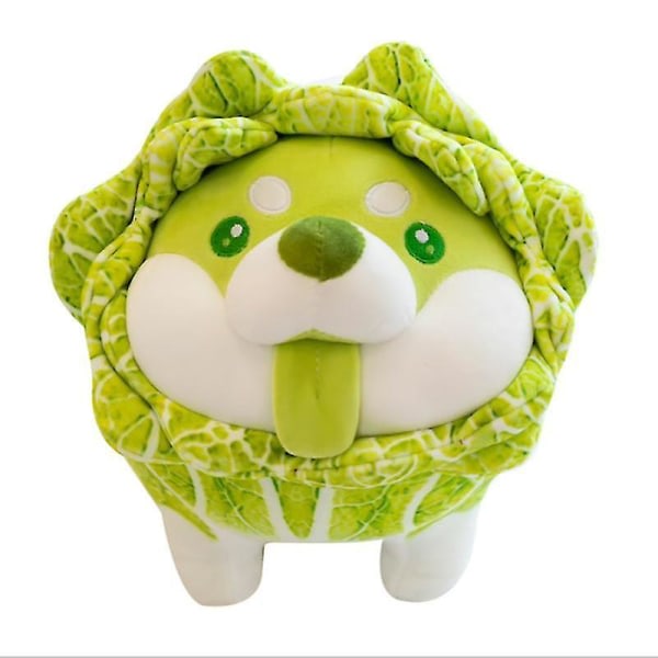 Smallbee Söt grønsak Fairy Plyschleksak Japansk kålhund Fluffiga gosedjur Hund Mjuk Docka Shiba Inu Kudde Baby Barn Leksaker Present 50cm