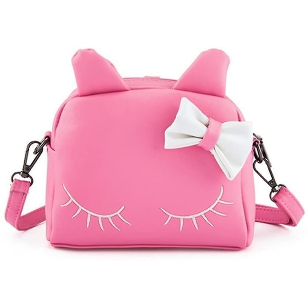 Cute Cat Ear Børnehåndtasker Crossbody Tasker Pu Læder