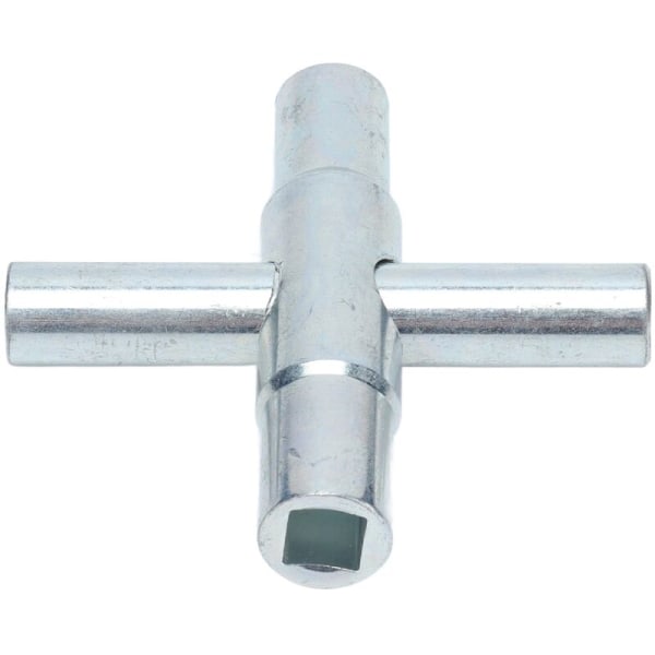4-vägs Sillcock skiftnyckel, 4 i 1 kran kran Cross skiftnyckel værktøj, manuelt badeværelse skiftnyckel værktøj