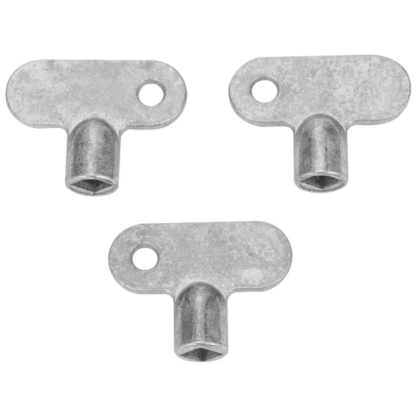 3. Kylarnyckel Solid Kylarnyckel Fyrkantig öppningsnyckel Kylarnyckel Silver 3X2CM