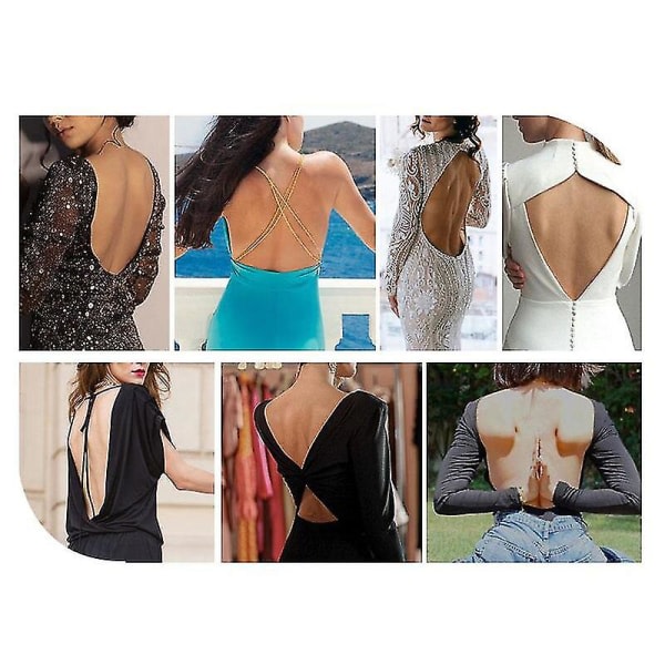 Deep V Neck -vartalonmuotoilija naisille olkaimeton selkäranteeton rintaliivit Bodysuit Muotoiluvaatteet U upotettava saumaton remmi beige XXXL-42