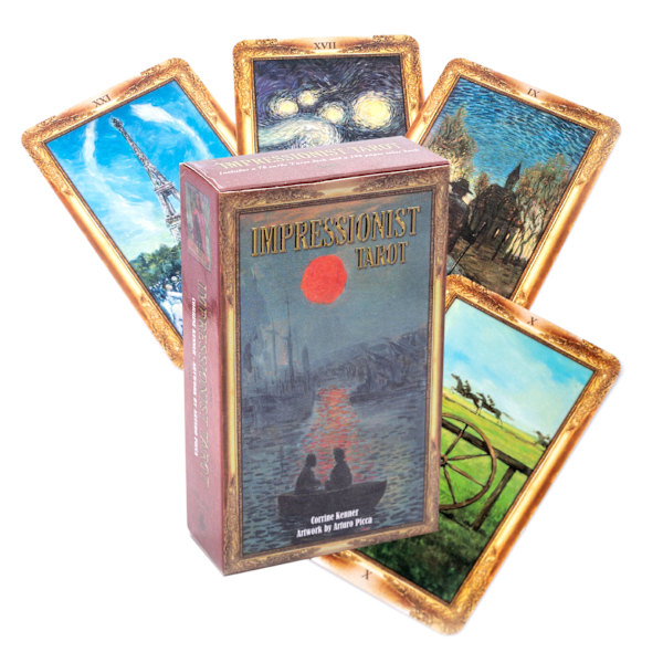 Impressionistisk Tarot Divination-kort