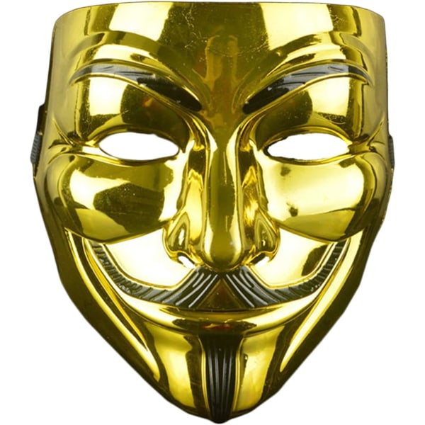 DWTECH 3-pack V för Vendetta Mask Vuxna/Barn Guw Fawkes Mask Anonym Mask