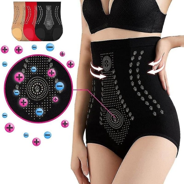 Ionstech Unique Fiber Restoration Bodyshaper Tummy Control Body korkea vyötärö Bodysuit Alusvaatteet Yhteensopiva Naisten Bodyshaper Alushousut Punainen