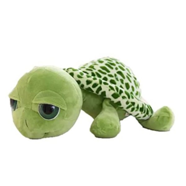 Grön sköldpadda gosedjur plyschleksak Kawaii Big Eyes Mage