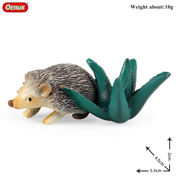 Oenux Nya Vilda Djur Skog Orangutang Duva Igelkott Aardvark Capybara Actionfigur Modell Figurer PVC Samling Barnleksak