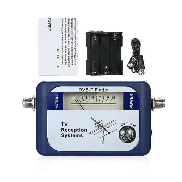 DVB-T Profesjonell TV-antennesøker Digital Antenne Terrestrisk Signalmåler Pekepinn TV-satellittmottaker