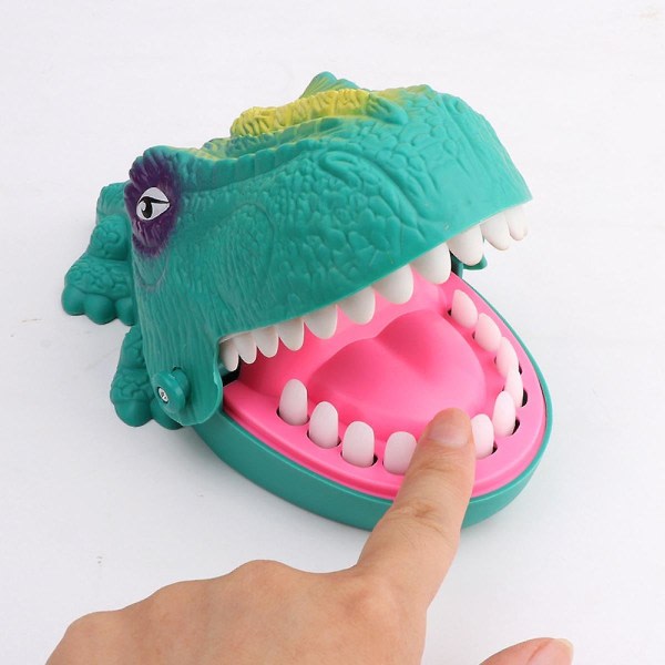 Krokodiltänder leksaker spel for barn, krokodilbitande finger tandläkare spel med lyd Roligt alligator tenner spel