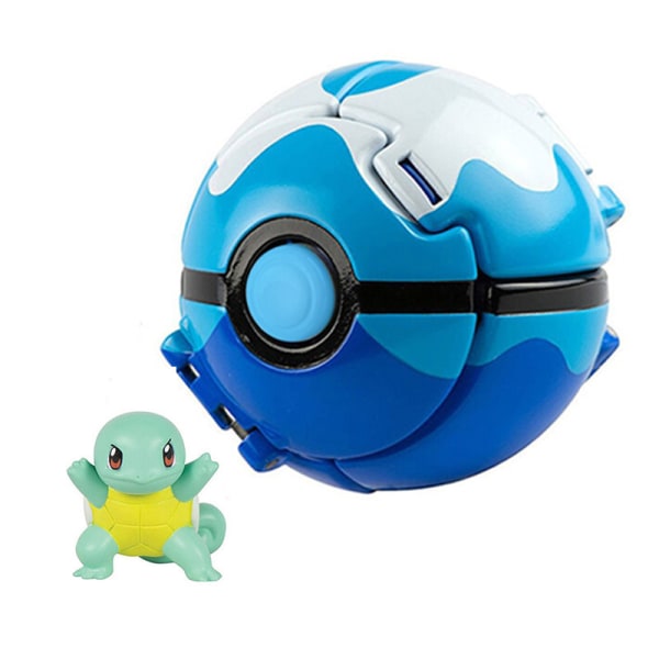 Flip Pet Eksploderende Poké Ball Mini Dukke + Fangst Ball-s 5