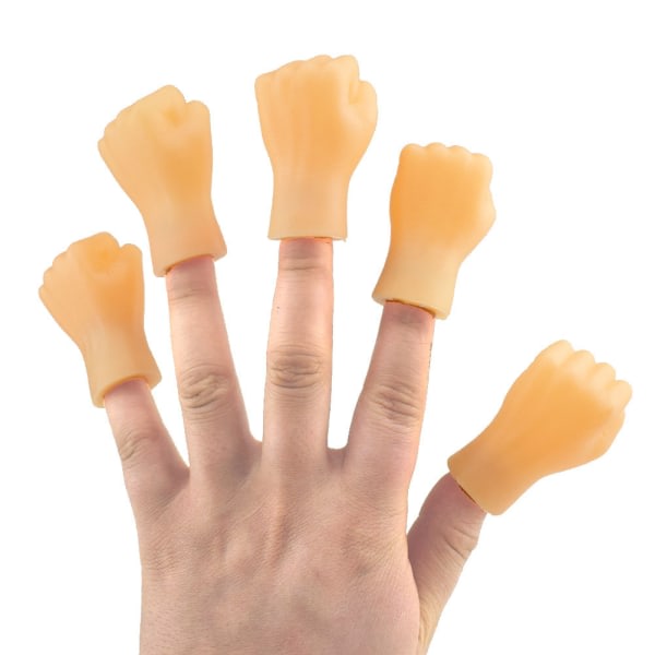 10 stykker nævefinger marionetfingersæt lille knytnæveangreb Ja