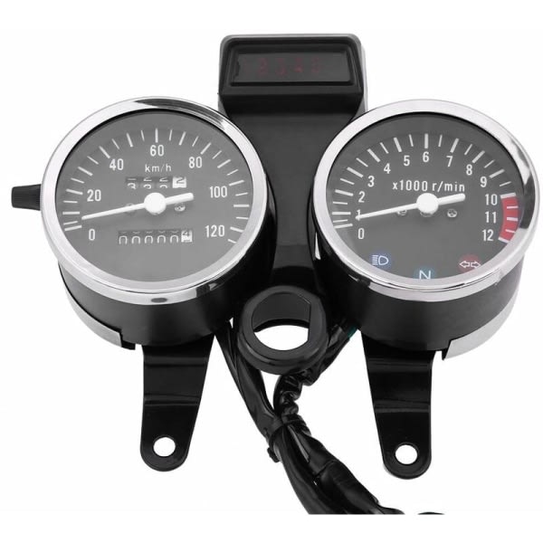 Motorcykelmodifierade tillbehör hastighetsmätare vägmätare varvräknare för Suzuki GN125