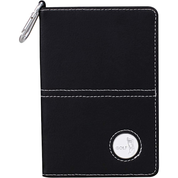 Deluxe PU Läder Golf Scorecard Hållare Läder och Yardage Bok - Gratis Skicka en Boll Markör och en Penna