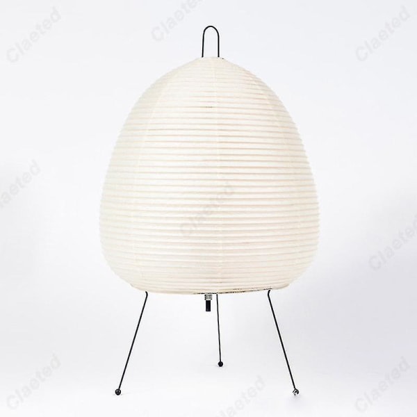 Japansk design Akari Noguchi bordslampa: stående rispapperslampa för sovrum, arbetsrum, vardagsrum, bar - Heminredningsarmatur A