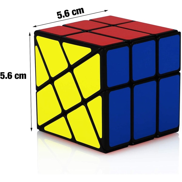 Rubikin kuutio - Kasvatuslelu, 3D-palapeli taikakuutio lapsille, aikuisille ja aloittelijoille