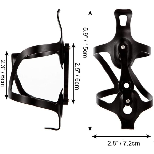 Cykel drikkevareholder med adapter aluminium