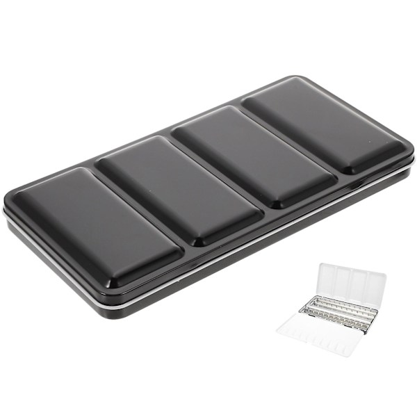 Tom jernkasse Akvarel Solid Pigment Underpakke Opbevaringskasse (jernkasse til 48 farver Pi