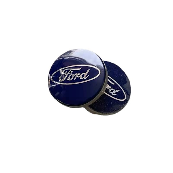 F12 - 60MM 4-pak Centerkåper Ford Sølv one size