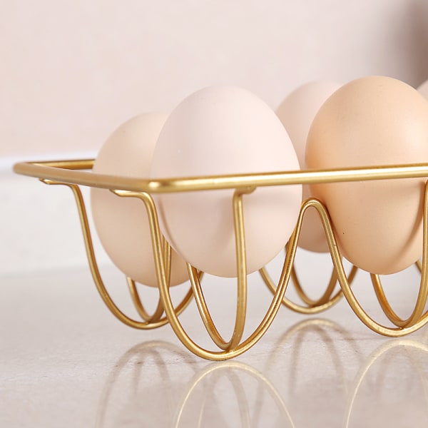 Förvaringsställ för ägg i smidesjärn