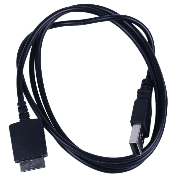 Timubike USB-dataopladningskabel Sony Walkman E052 A844 A845 Mp3 Mp4-afspiller Sort