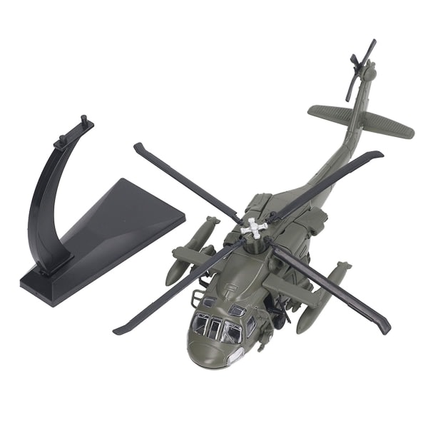 Alloy Diecast Sound Light Armed Helikopter malli Lelu Kid Attack Helikopter Leksak Heminredning Typ 2
