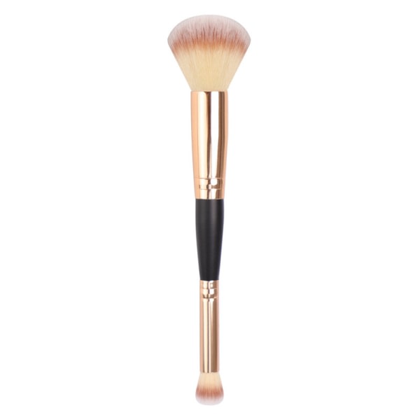 Makeup Brushes Dual-ends Foundation Brush Concealer Brush Perfekt för alla utseende Idealisk för vätska Gold