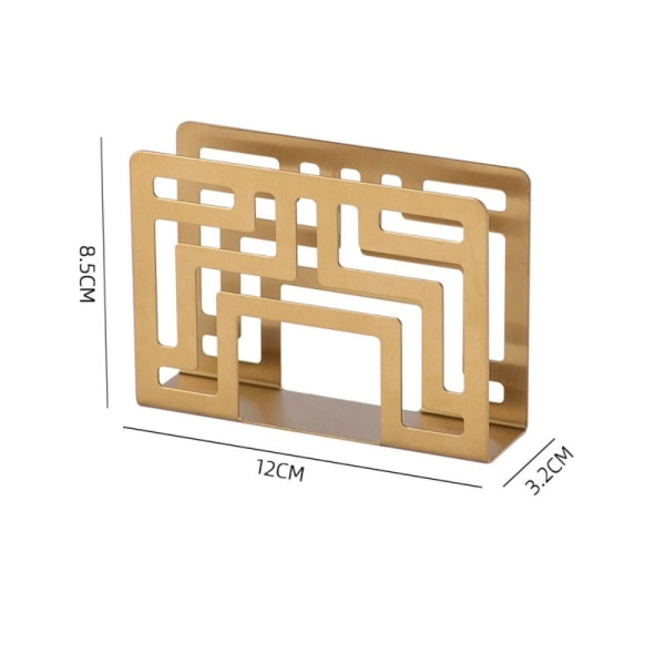 Serviettholder Light Luxury Vertikal Serviettholder GULD STYLE 2 guld